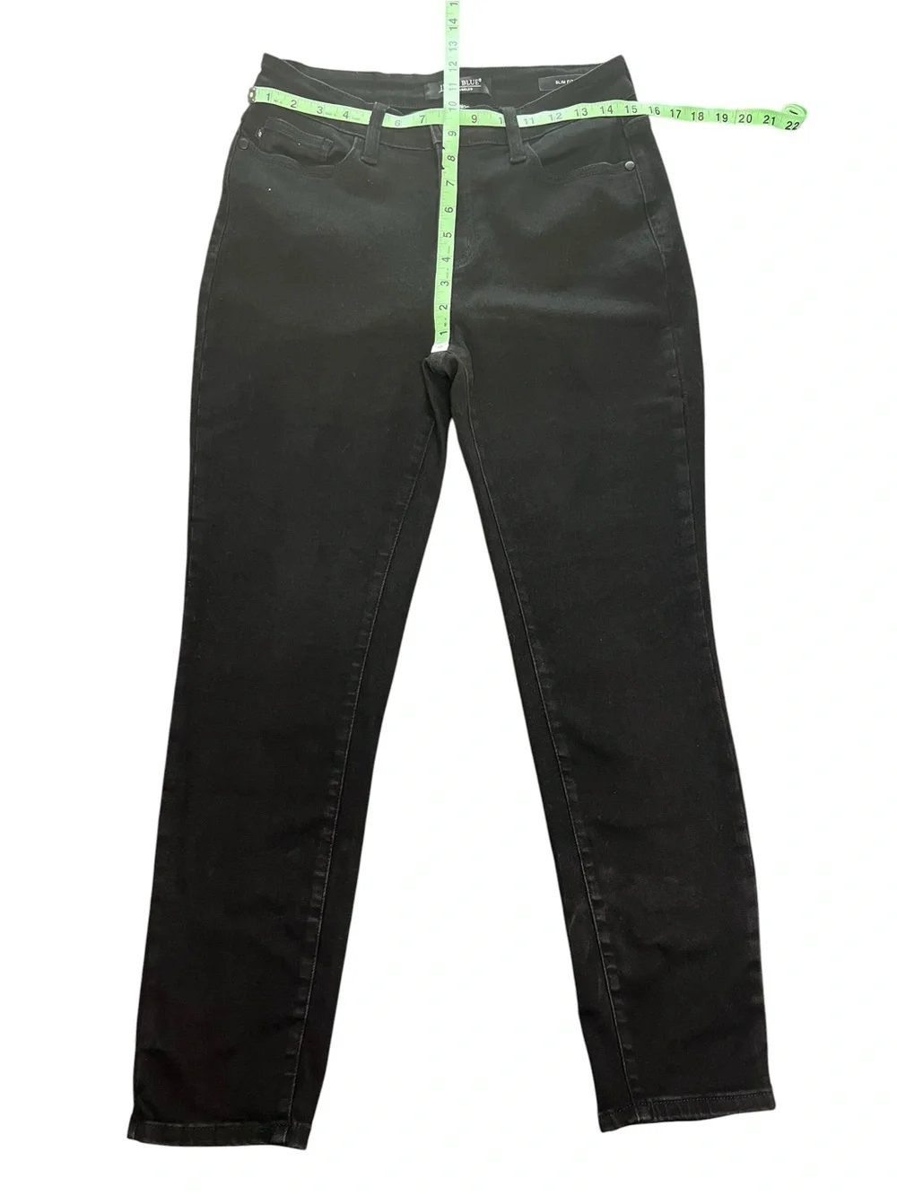 Judy Blue Midnight Black Straight Leg Slim Fit Jeans Size 29 Women’s